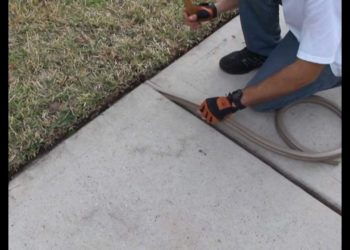 how to install concrete expansion joint