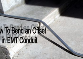 how to bend offsets in emt conduit