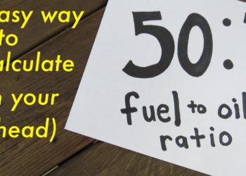 how to mix 50 to 1 gas