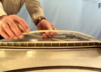replace bottom door gasket frigidaire dishwasher