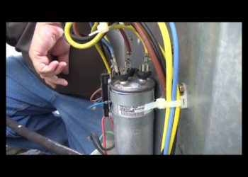 replace capacitor outdoor ac unit