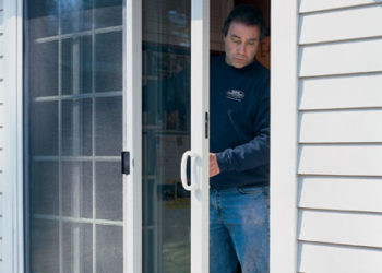 how do you fix a sliding door lock