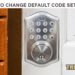 how to change code on deadbolt lock