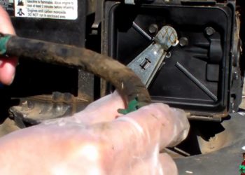How do you change a fuel line on a Tecumseh?