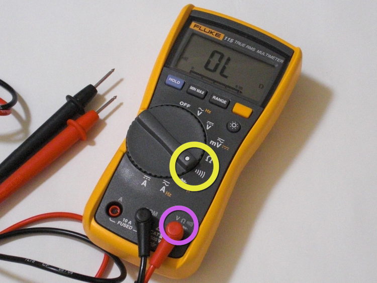 how to check short wire with multimeter