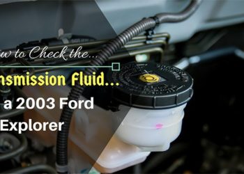 2003 ford explorer transmission dipstick location