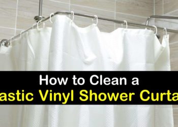 how to clean plastic shower curtain