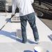 How do I prepare my RV roof for coating?