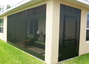 How do you clean patio screen enclosures?