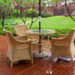 Is it OK to get wicker furniture wet?