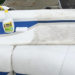 how to remove mildew stains from vinyl boat seats