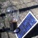 Can you get solar power from a light bulb?