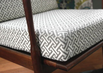 how to upholster a foam cushion