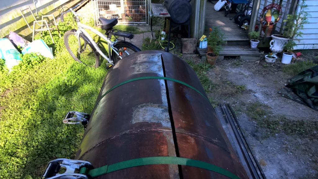 How do you dispose of an old oil tank?