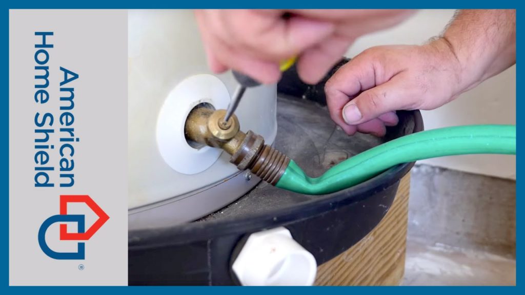 How do you drain a hot water heater fast?
