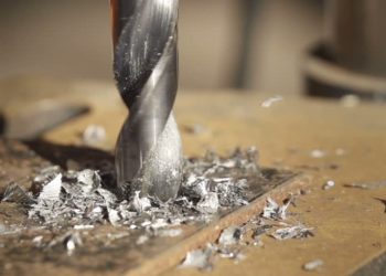 how to drill through thick steel