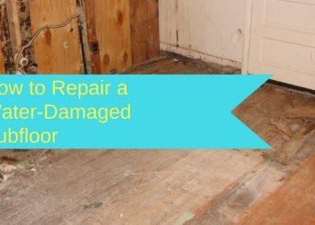 when to replace subfloor from water damage