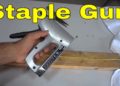 how to use a staple gun