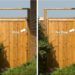 How do you fix a gap in a fence gate?