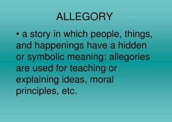 What does Allegry mean?
