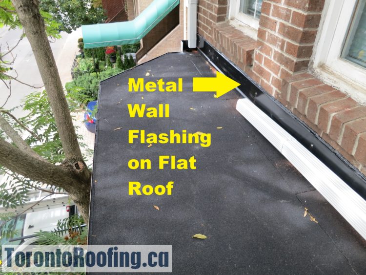 flat roof flashing