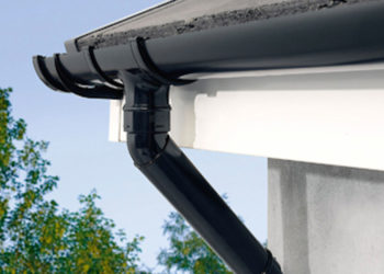 How do you stop a gutter downpipe?