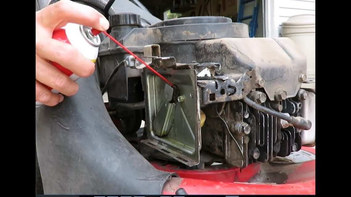 How do you fix a lawn mower that overheats?