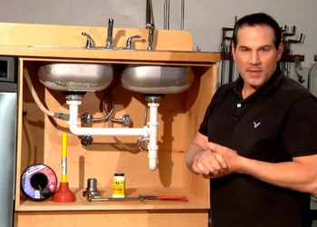 leaking connection under sink