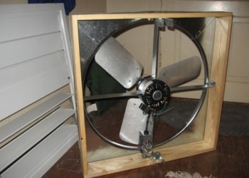 noisy attic exhaust fan