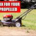 How do I fix my self propelled lawn mower?