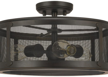 light fixture not flush with ceiling