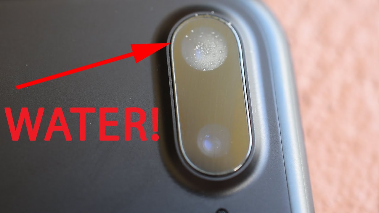 How do you fix a water damaged iPhone camera?