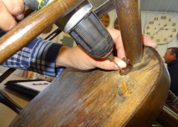 How do you fix a loose leg on a chair?