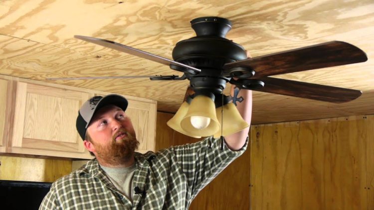 ceiling fan coming loose