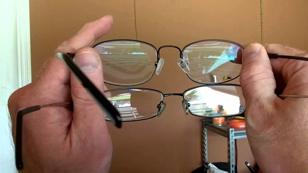 How do you fix anti reflective coating on glasses?
