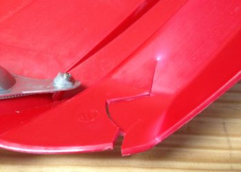 broken plastic