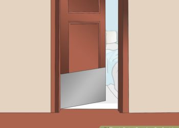 How do you get a dog scratches out of a metal door?