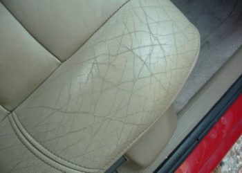 How do you repair cracked leather seats?
