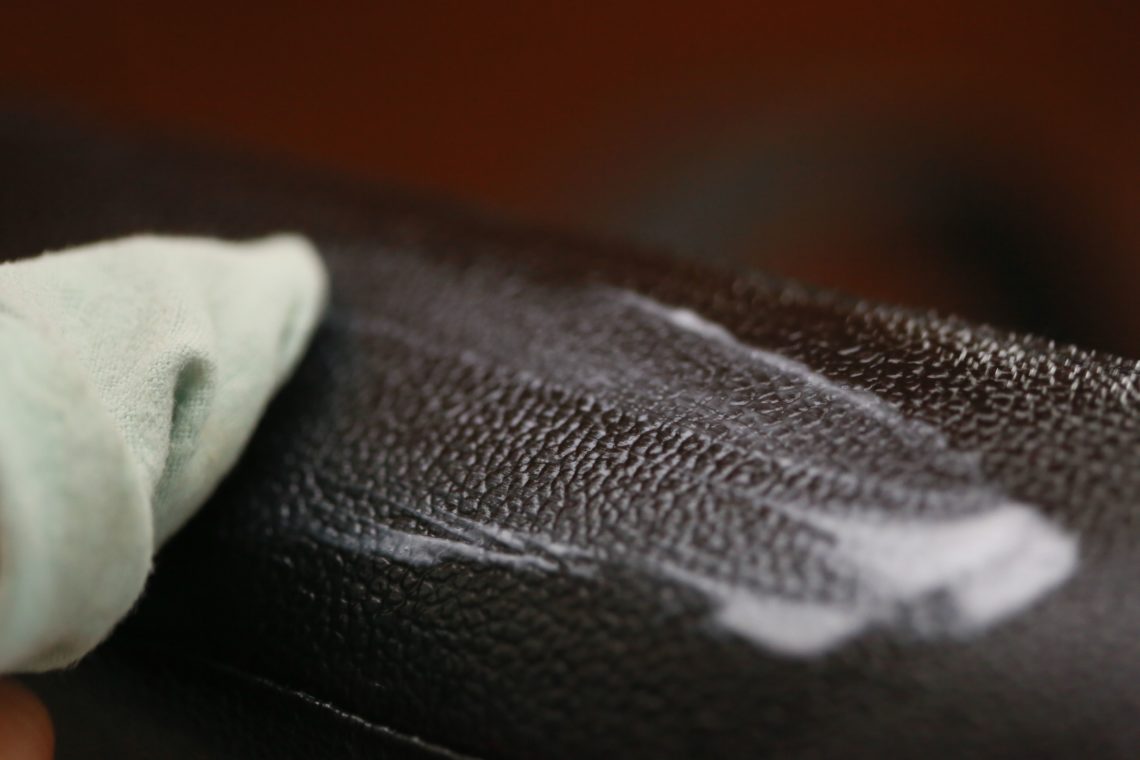 How do you get gum off a leather couch?