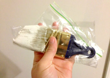 how to keep paint from rubbing off plastic