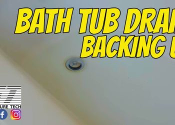 tub backing up