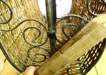 how to clean wrought iron