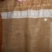 washing burlap curtains