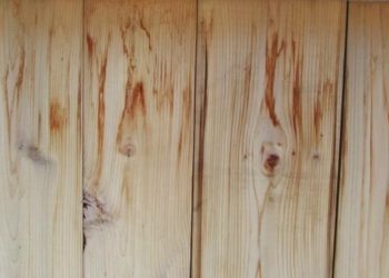 how to remove water stains from unfinished pine wood