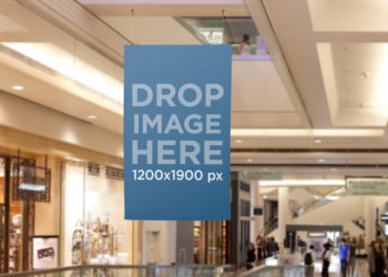 hanging posters from ceiling