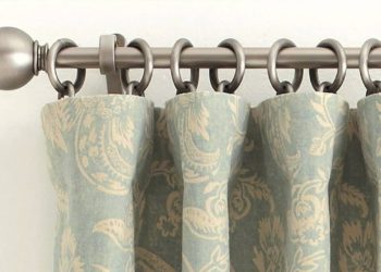 How do you make rod pocket curtains slide easier?