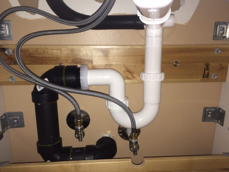 floating vanity plumbing