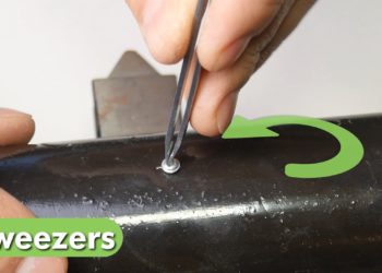 How do you screw glasses without a screwdriver?