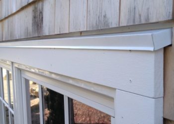 How do you attach a drip cap?