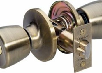 What is a keyed entry door knob?